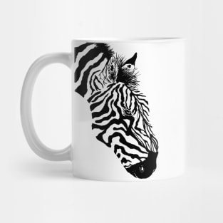 Black and White Zebra Mug